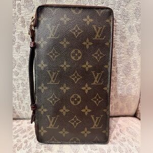 Louis Vuitton Monogram Organizer De Voyage M60119 Travel Case Wallet